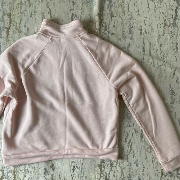 Puma Crop baby pink 1/4 zip sweatshirt - Picture 10 of 12
